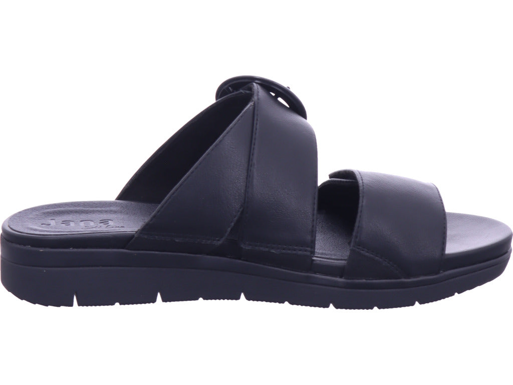 Jana Damen Pantolette  in schwarz