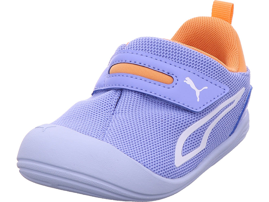 Chlapecké nízké boty Puma Kitten Mesh V Inf v modré barvě