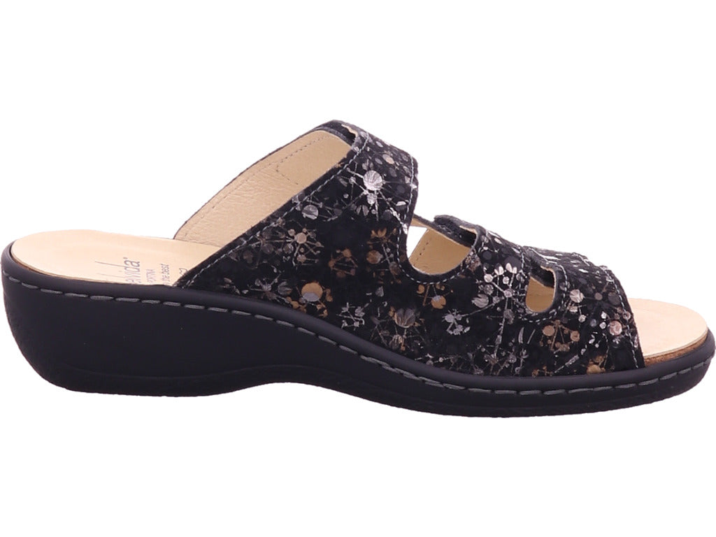 Belvida Damen Pantolette  in schwarz