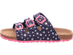indigo Mädchen Pantolette Bio Kinder in blau