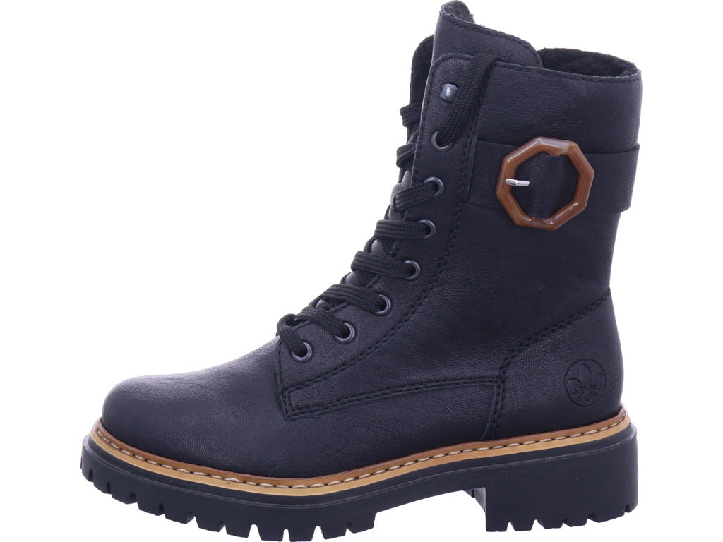 Rieker women's Hwk boots in black
