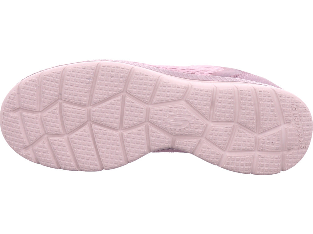 SKECHERS Damen Sportschuh Engineered Mesh Lace-Up W/ Mem in rot