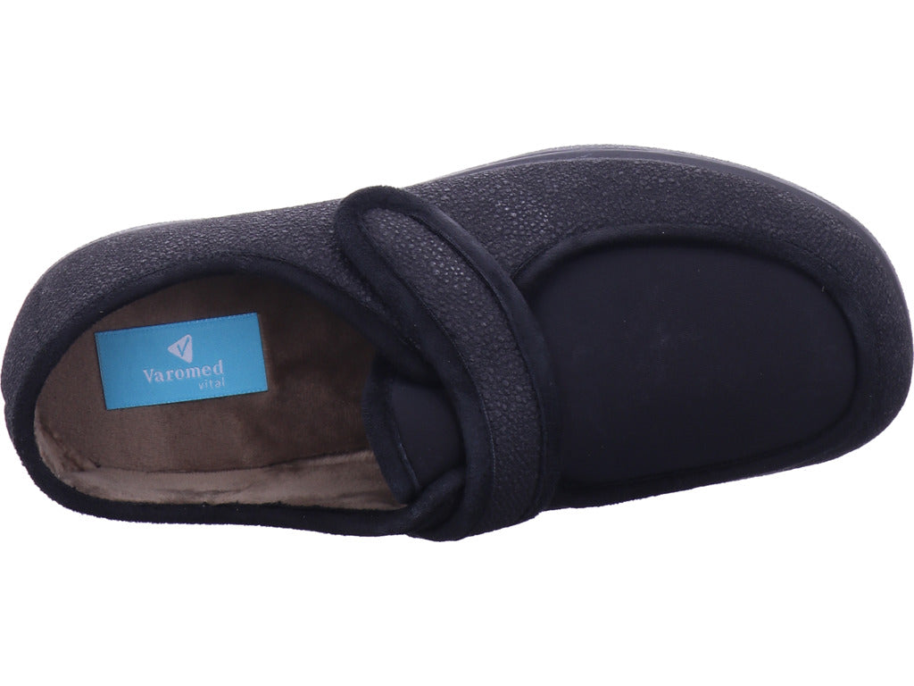 Varomed Damen Hausschuh  in schwarz