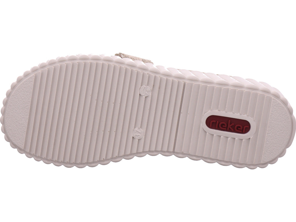 Rieker Damen Pantolette Fsk Damen Sandalen in beige