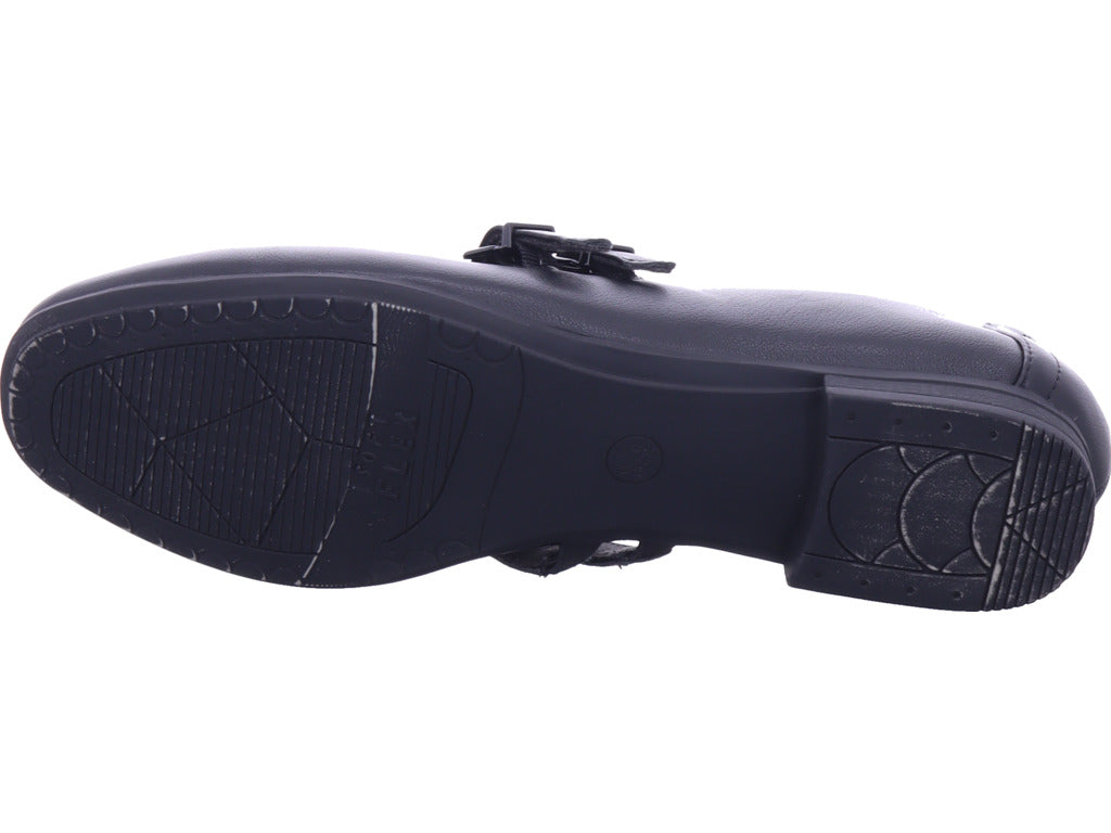 Jana Damen Ballerina M2217744 in schwarz