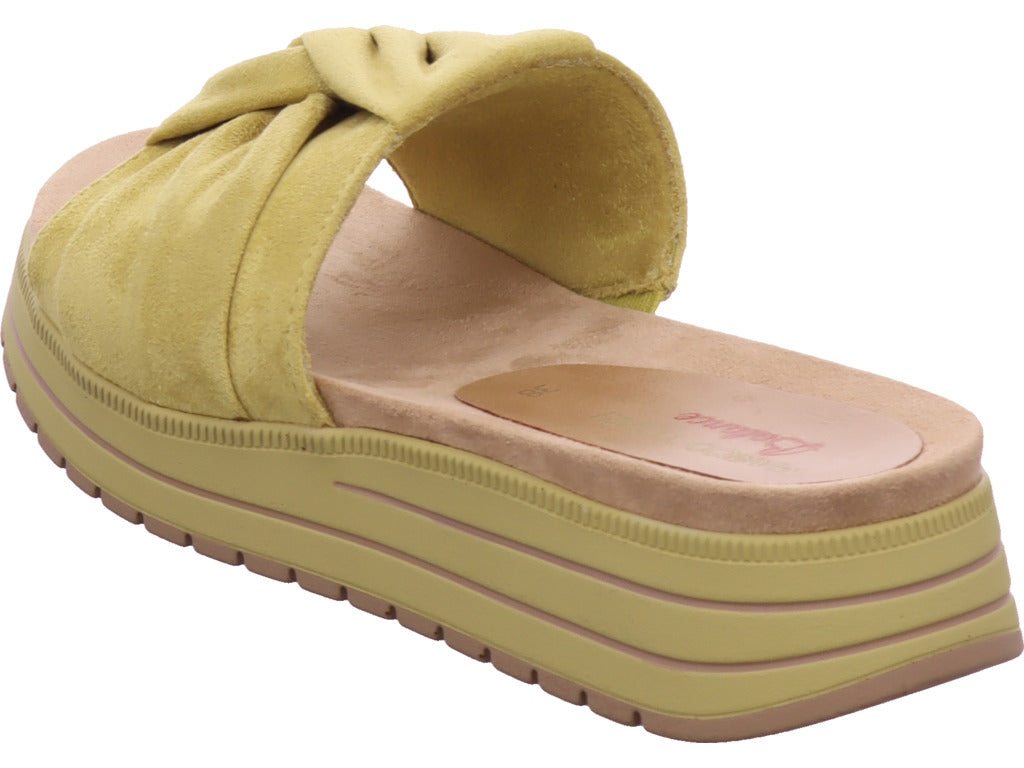 Marco Tozzi Damen Pantolette  in gelb