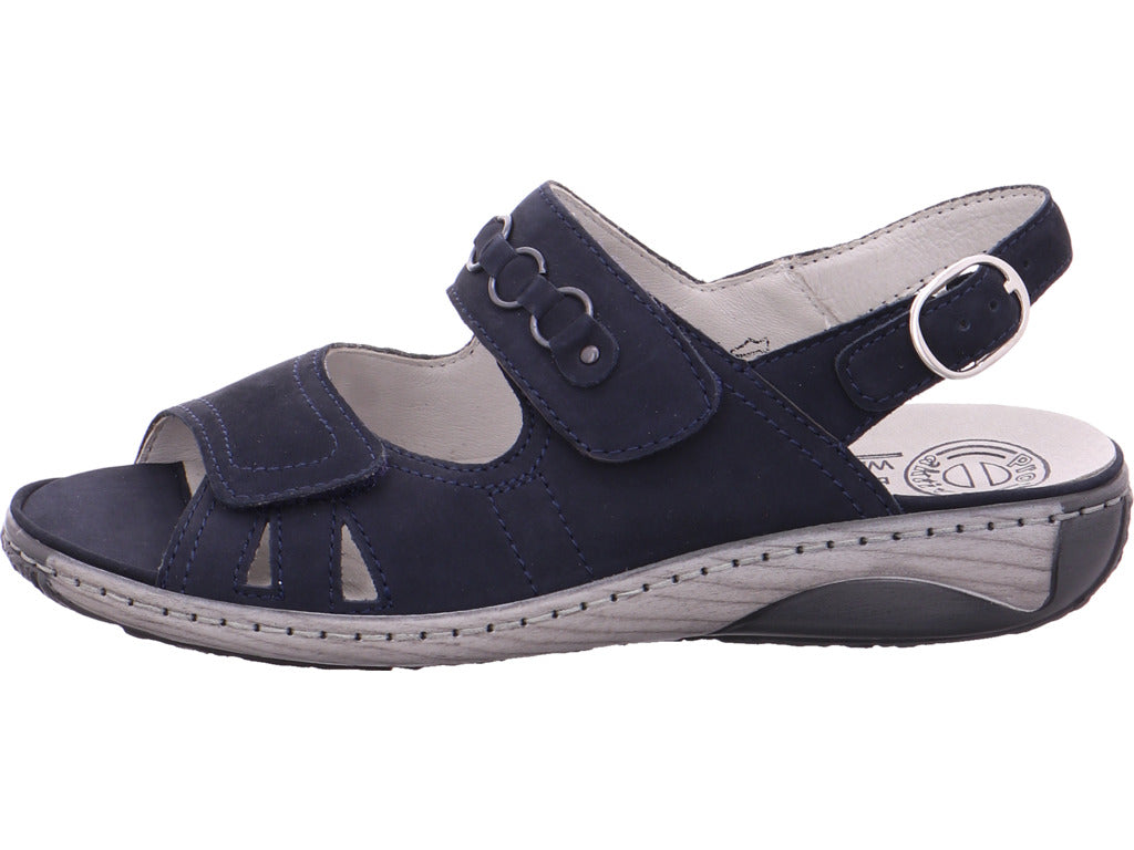 Waldläufer Damen  Beq-Sandl-Wörishf-30 in blau