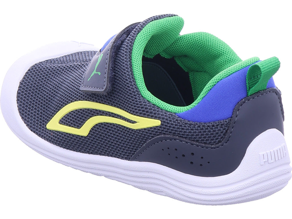 Chlapecké nízké boty Puma Kitten Mesh V Inf v šedé barvě