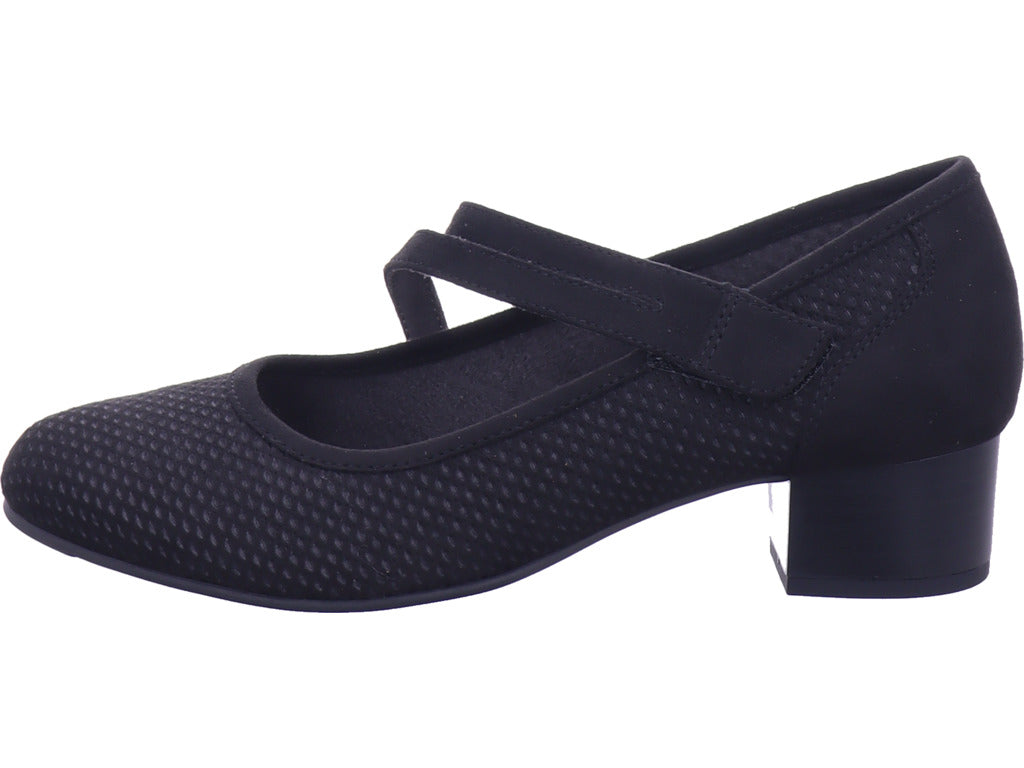 Jana Damen Pump  in schwarz
