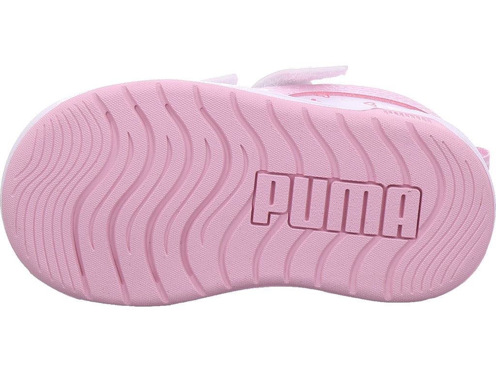 Puma girls' Multiflex 2 Hearty V low shoe in white
