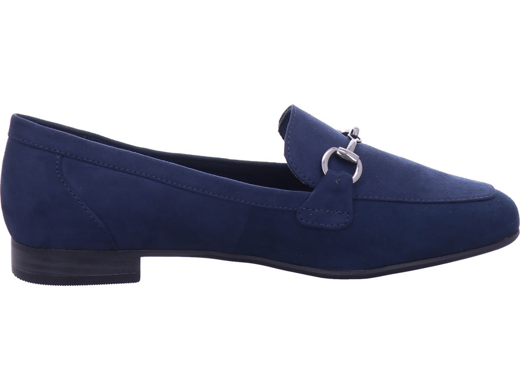 Marco Tozzi Damen Slipper Women Slip-On in blau