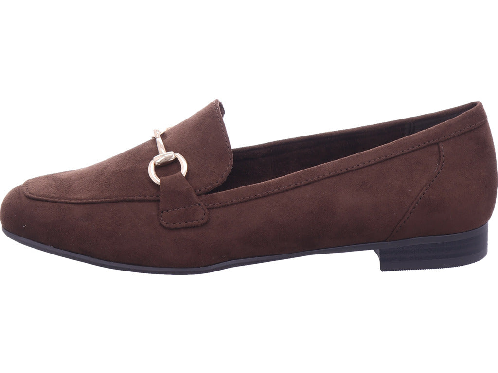 Marco Tozzi women's slippers in brown