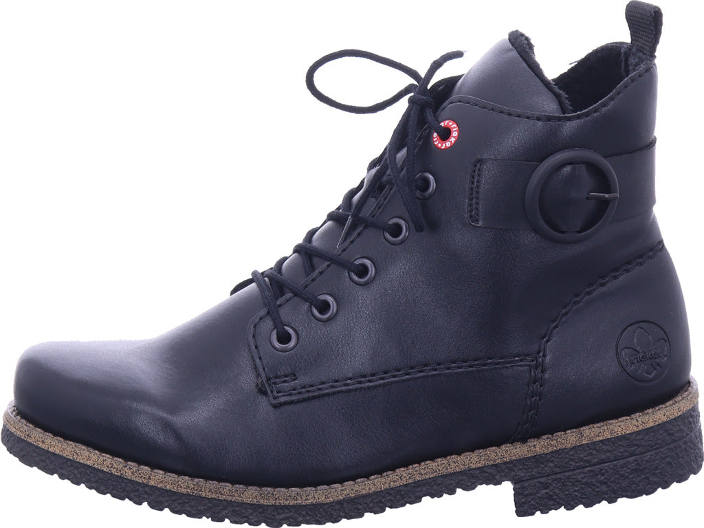Rieker women's Hwk boots in black