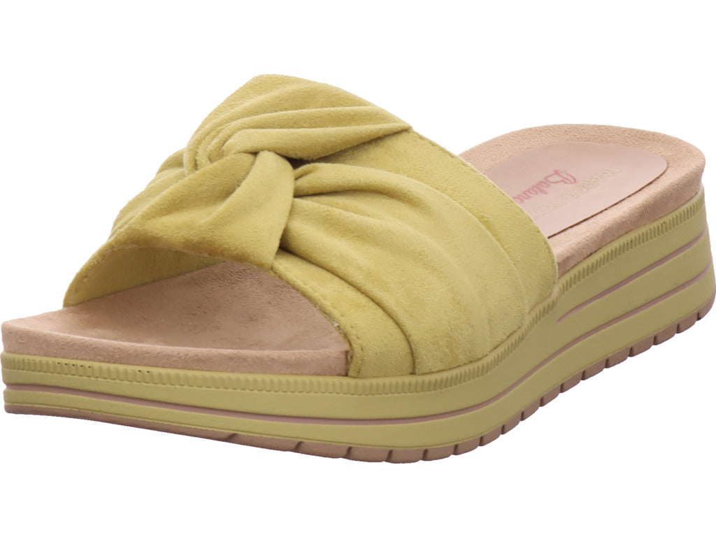 Marco Tozzi Damen Pantolette  in gelb