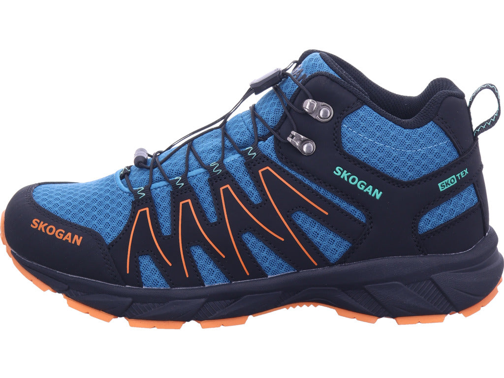 Pánské turistické boty Skogan v modré barvě