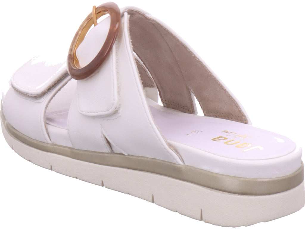 Jana Damen Pantolette  in weiß