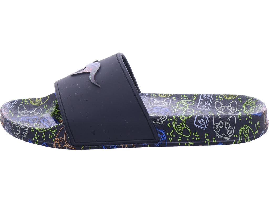 Chlapecké pantofle KangaRoos v černé barvě