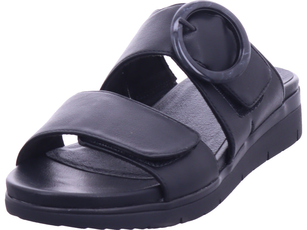 Jana Damen Pantolette  in schwarz