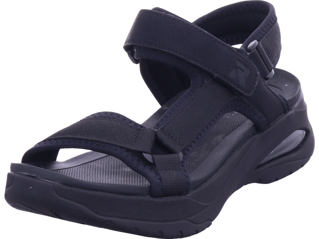 Rieker Damen  Fsk Damen Sandalen in schwarz
