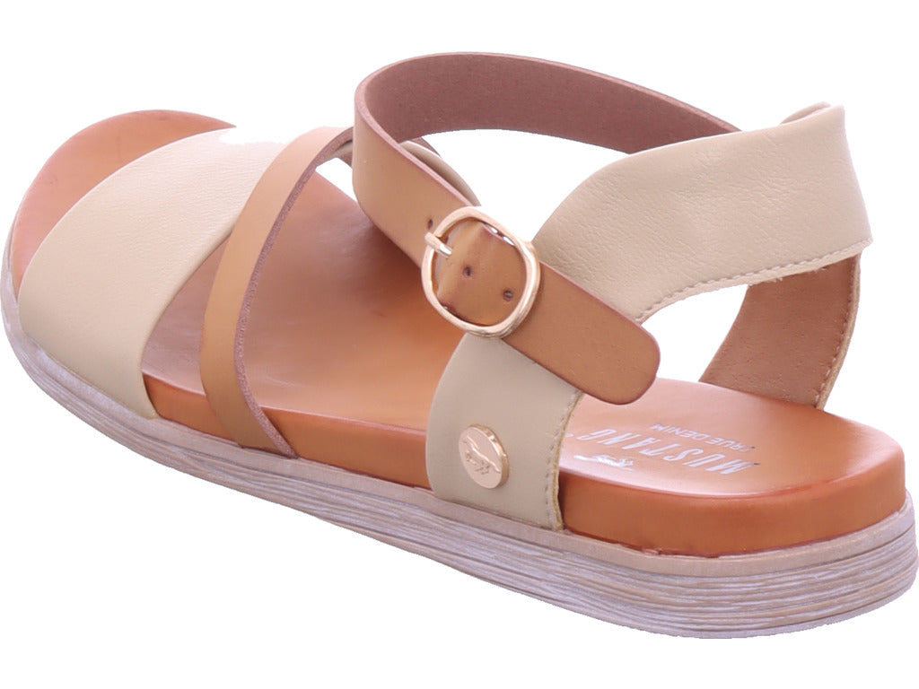 Mustang Damen Sandalette  in beige