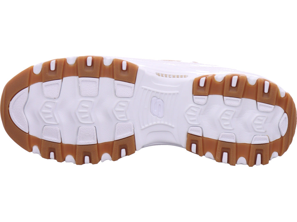 SKECHERS Damen Sneaker Skechers D´lites in weiß