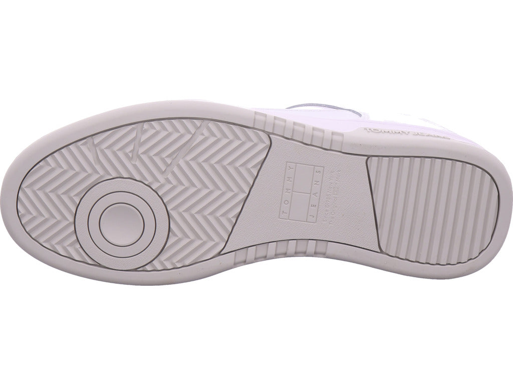 Tommy Hilfiger Herren Sneaker Tjm Cupsole Leather in weiß