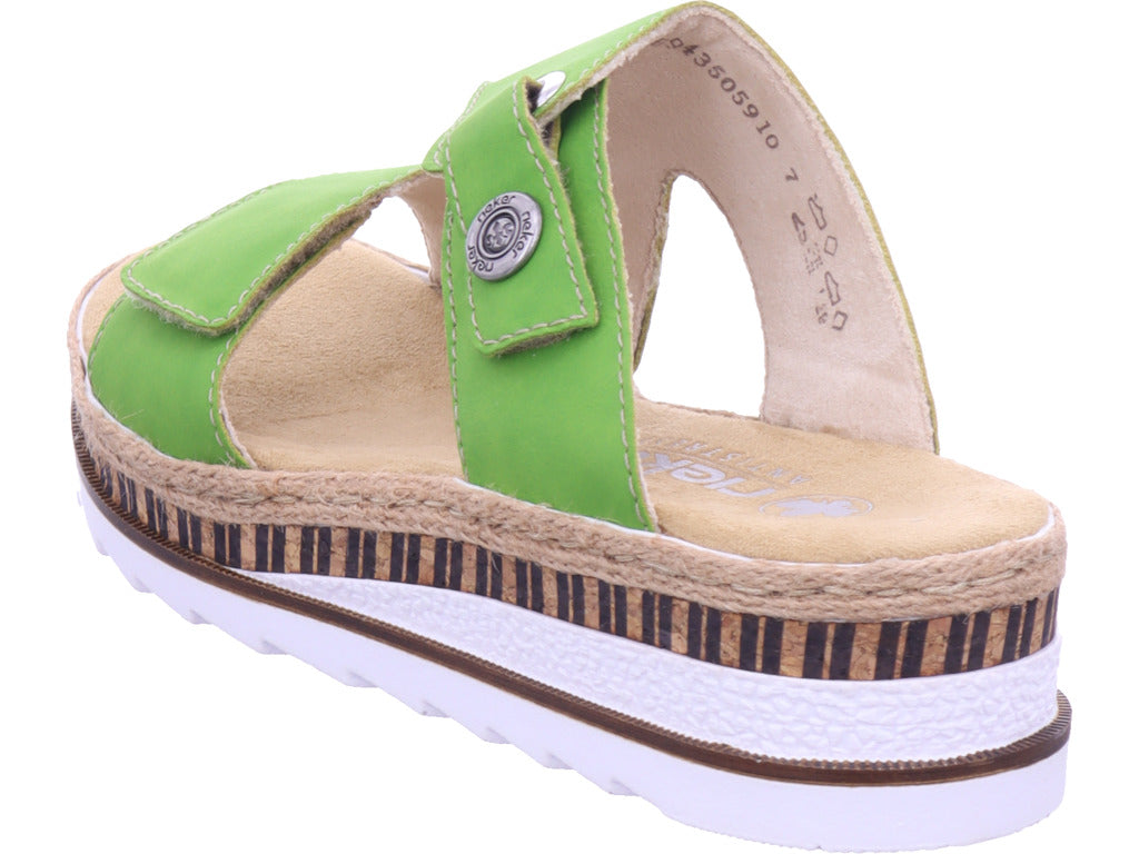 Rieker Damen  Fsk Damen Sandalen in grün