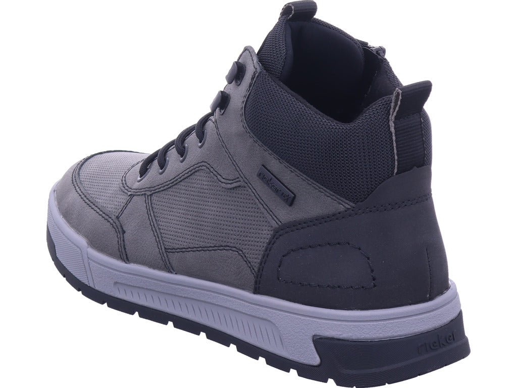 Rieker men's lace-up boots Hwk men's boots in grey