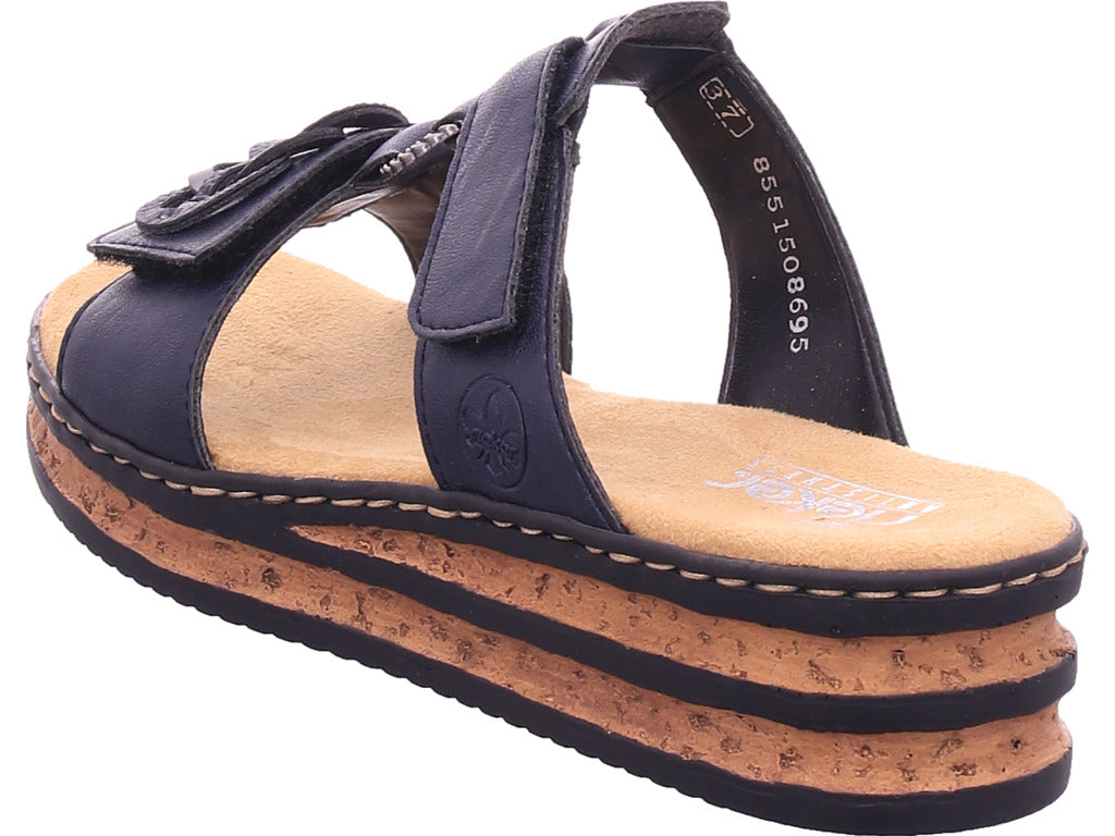 Rieker Damen Pantolette  in blau