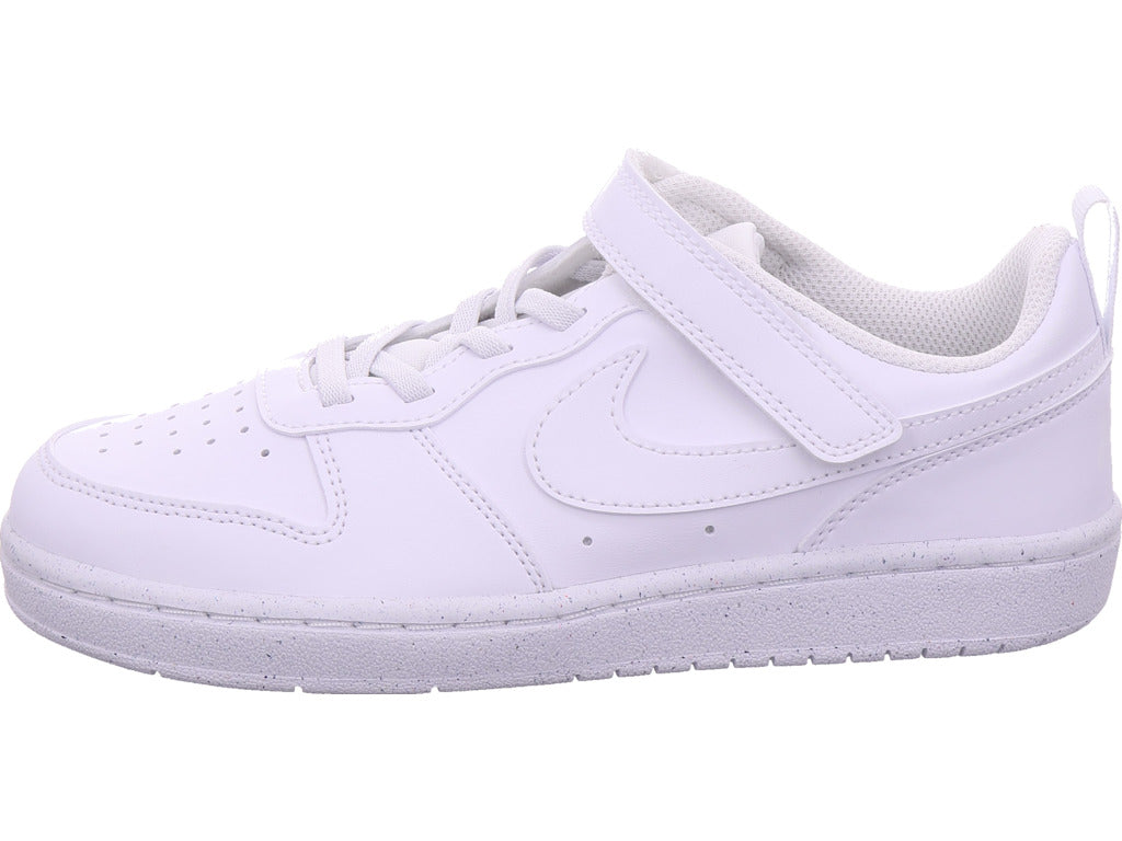 Nike Jungen Halbschuh Court Borough Low Recraft in weiß