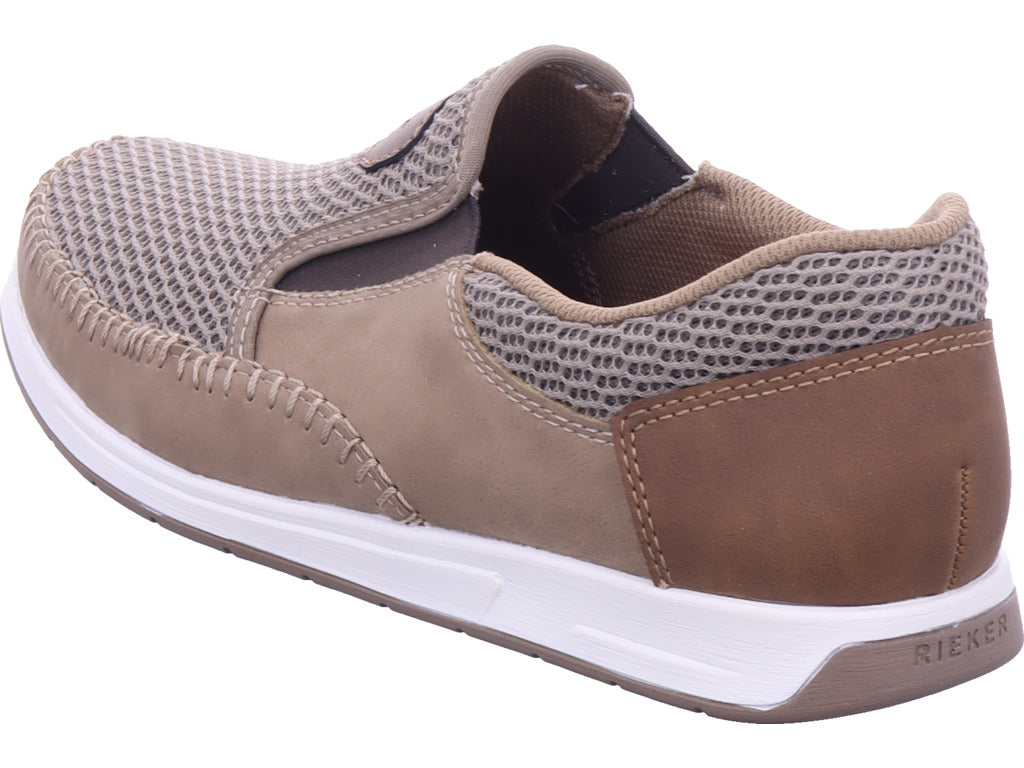 Rieker Herren Slipper Fsk Herren Halbschuhe in beige