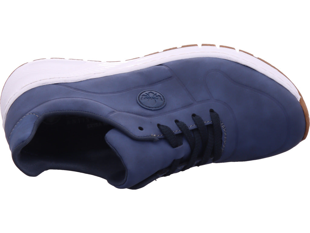 Rieker Damen Sneaker Fsk Damen Halbschuhe in blau