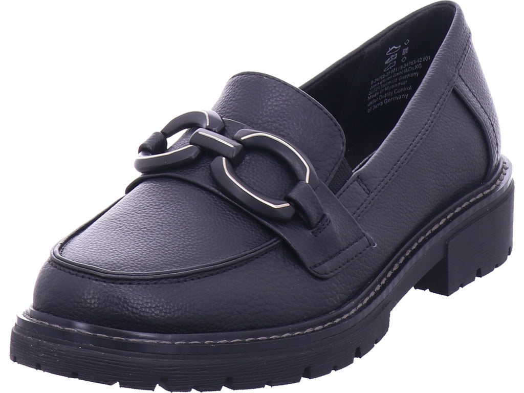 Jana Damen Slipper M2476342 in schwarz