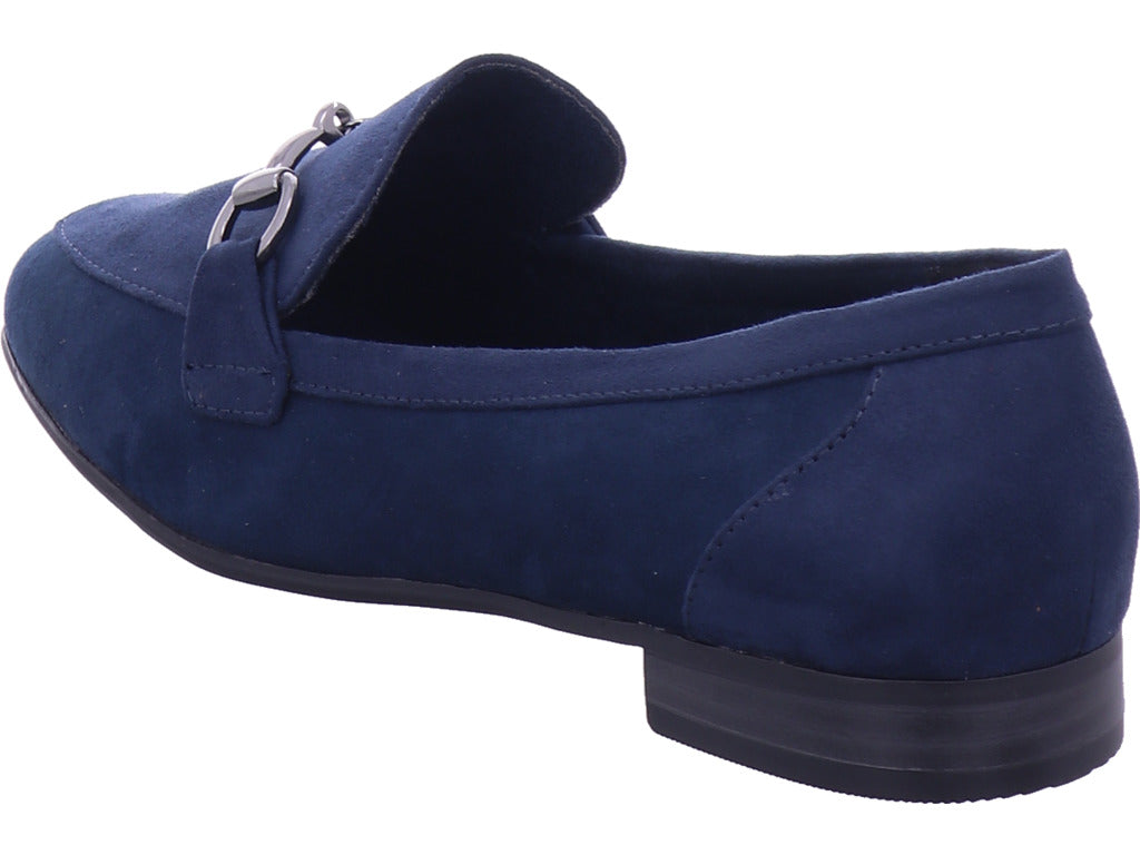 Marco Tozzi Damen Slipper Women Slip-On in blau