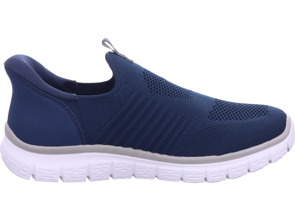 Rieker Herren Slipper Fsk Herren Halbschuhe in blau