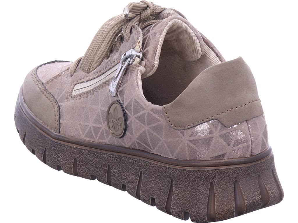 Rieker Damen Sneaker Hwk Damen Halbschuhe in beige