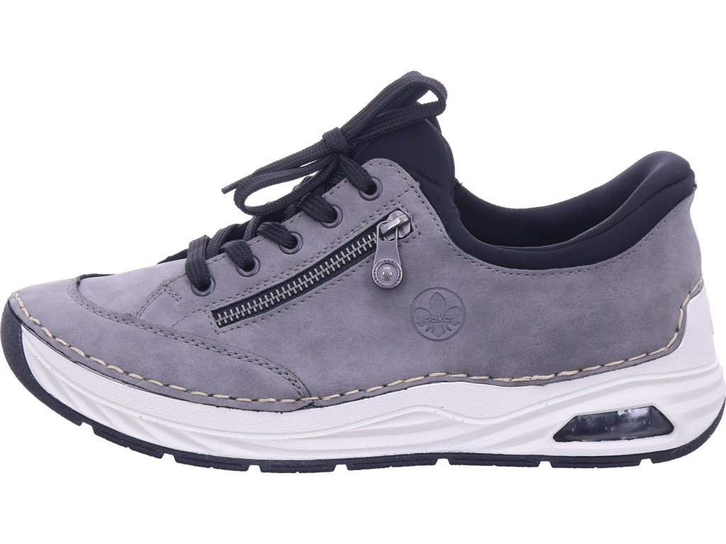 Rieker Damen Slipper Hwk Damen Halbschuhe in grau