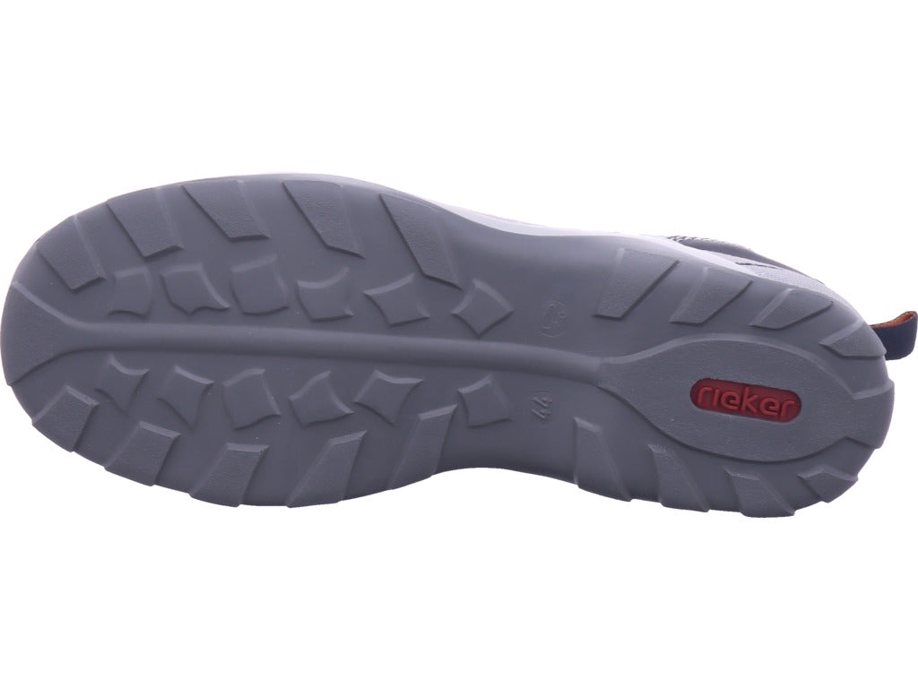 Rieker Herren Slipper Fsk Herren Halbschuhe in blau