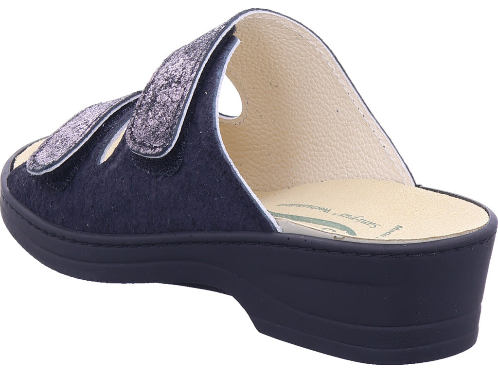 dámské dřeváky Algamare v černé barvě