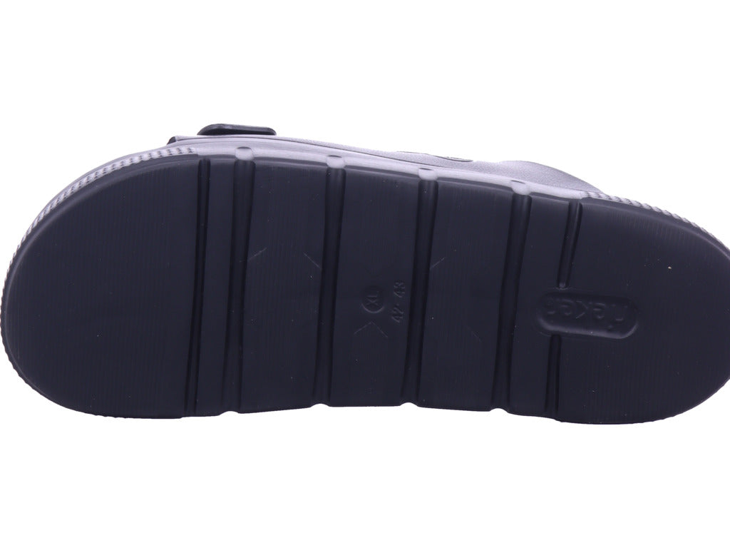 Rieker Damen Pantolette Fsk Damen Sandalen in schwarz