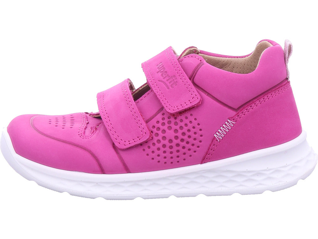 Superfit Mädchen Halbschuh Stiefelette Leder \ Breeze in pink