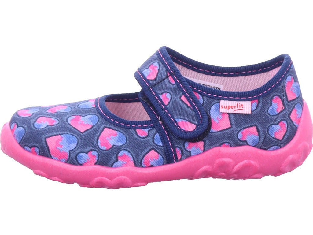 Dívčí pantofle Legero, textilní pantofle, Bonny v modré barvě