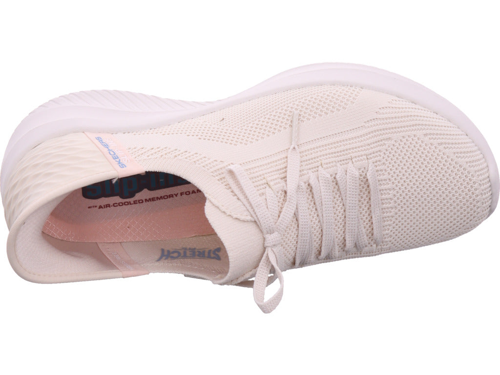 SKECHERS Damen Slipper Ultra Flex 3.0 in beige