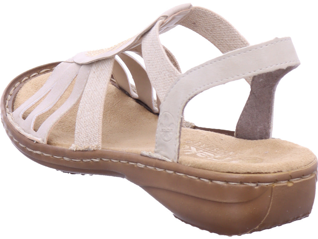Rieker Damen  Fsk Damen Sandalen in beige