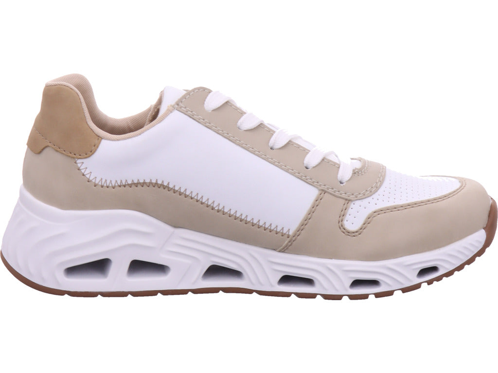 Rieker Damen Sneaker Fsk Damen Halbschuhe in weiß