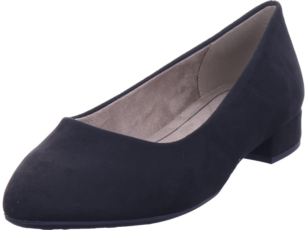 Jana Damen Ballerina  in schwarz