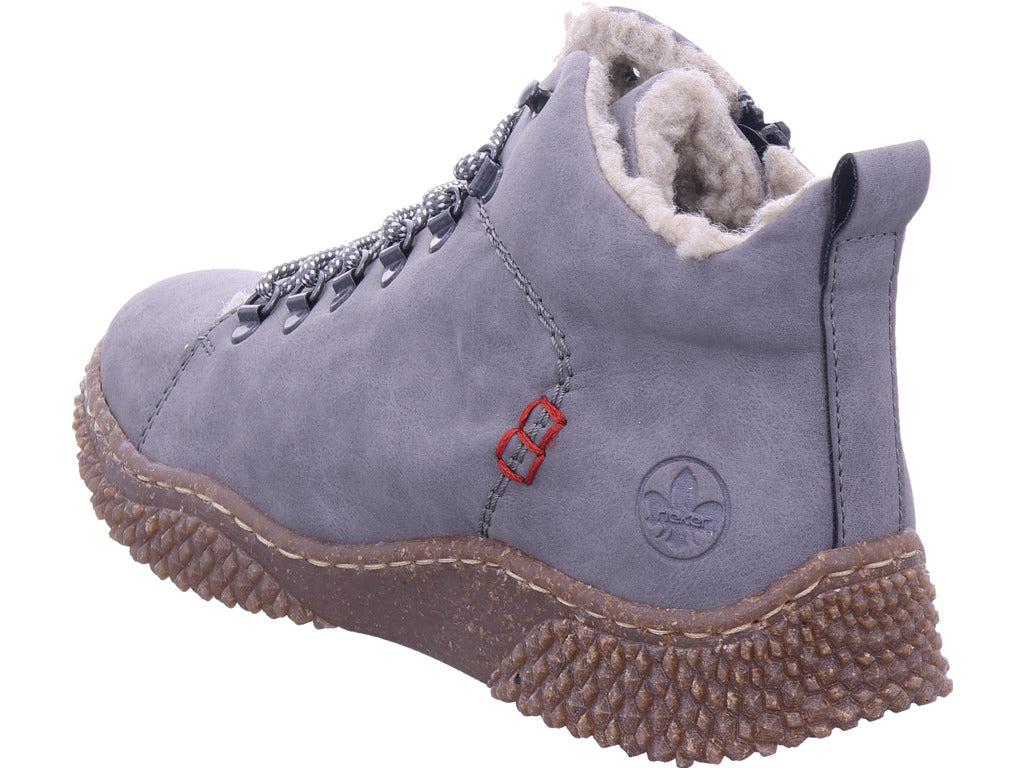 Rieker women's Hwk boots in grey