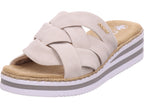 Rieker Damen Pantolette Fsk Damen Sandalen in beige