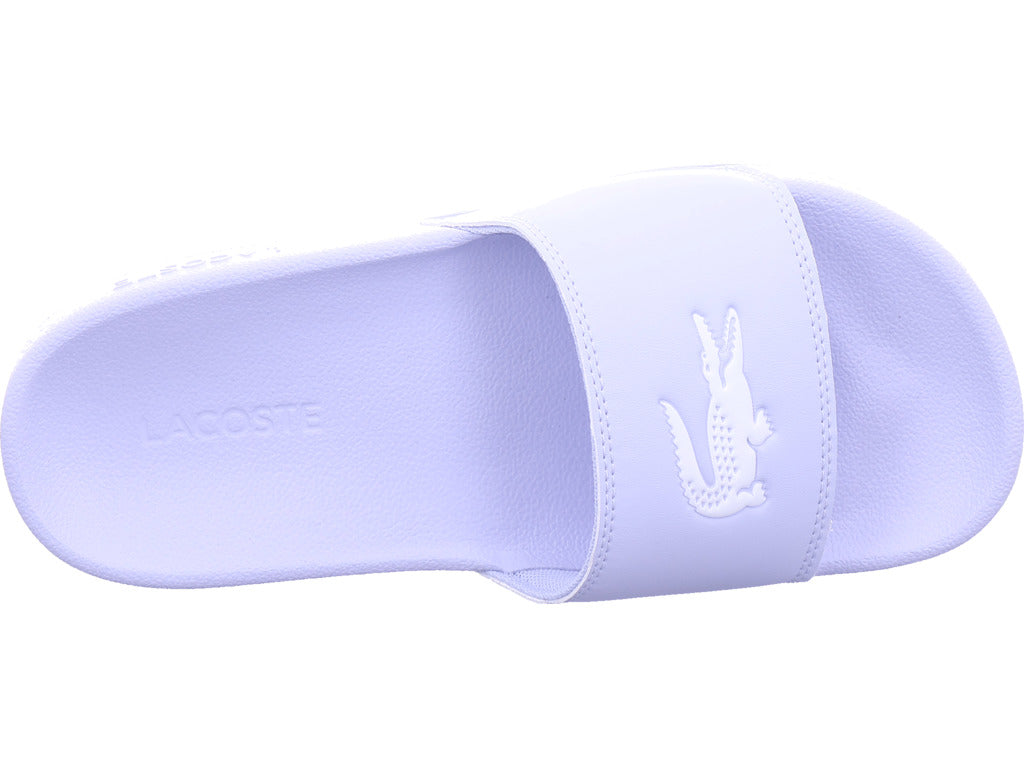 Lacoste Damen Pantolette Serve Slides in blau