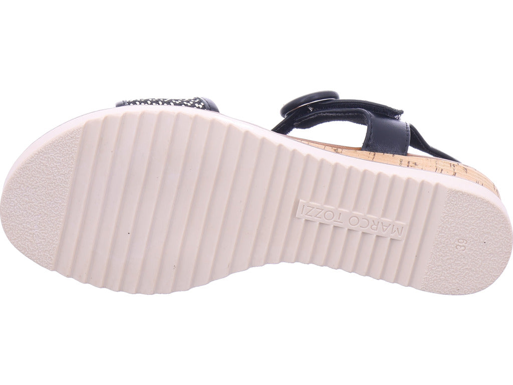 Marco Tozzi Damen Sandalette M2871046 in schwarz
